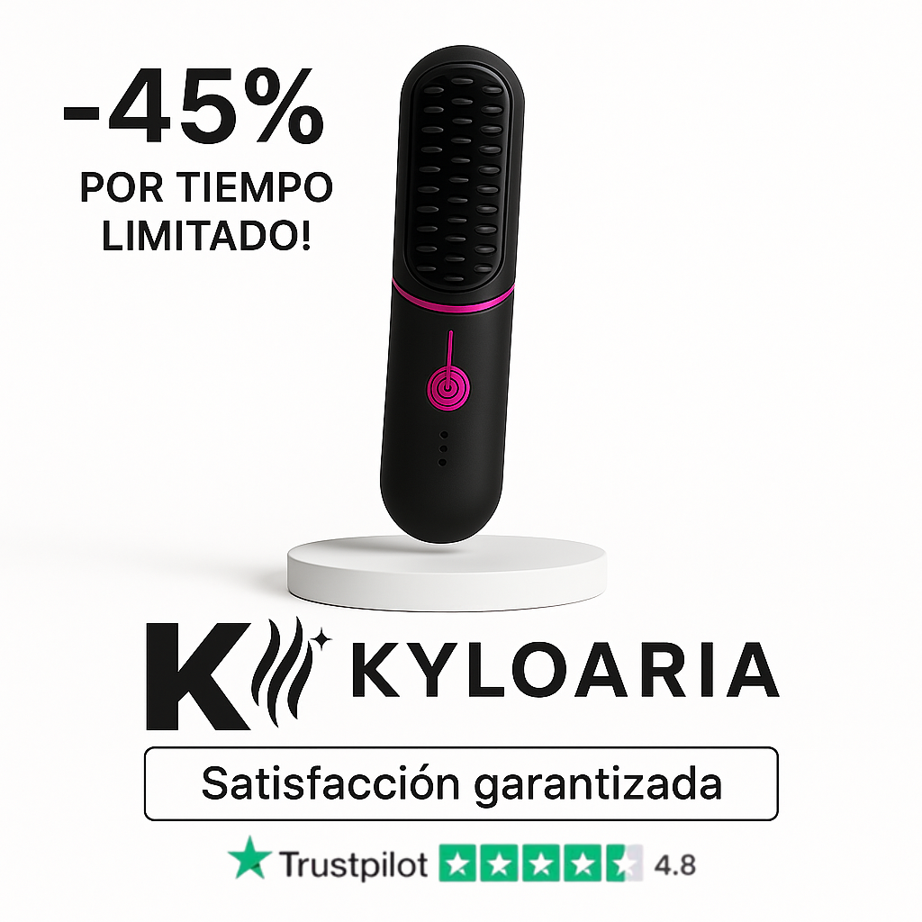 Cepillo alisador recargable